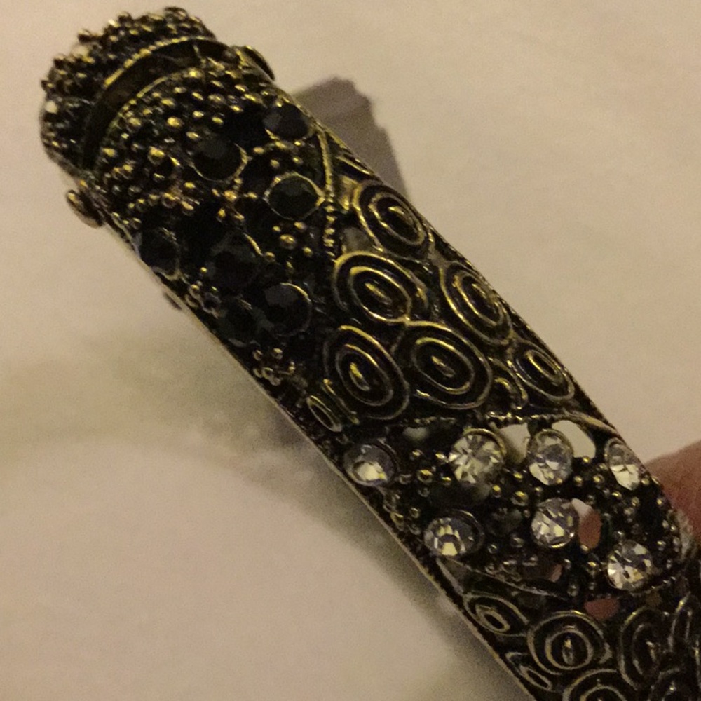 Genuine Crystal Bangle- See 3pc set to buy